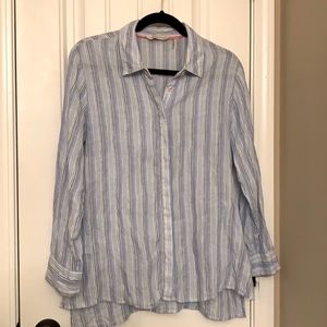 Soft Surroundings Linen Shirt/Tunic, Petite Medium, EUC